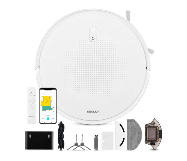 Sencor Robot sprzątający SRV 7450WH biały - 1491029 - zdjęcie